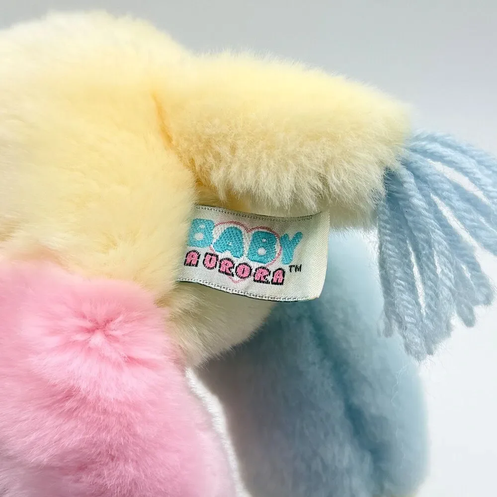 Baby Aurora Pastel Plush Giraffe 10